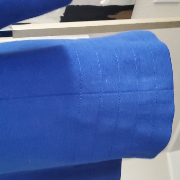 Lands'end Blue Polyester Coat Women 8P - Picture 6 of 12